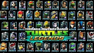 ВСЕ ГЕРОИ игры Черепашки ниндзя Легенды (Teenage Mutant Ninja Turtles Legends) бой всех героев TMNT