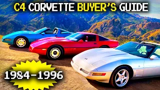 C4 Corvette: Ultimate BUYER'S GUIDE (Values, Gas Mileage, Yearly Changes 1984-1996)