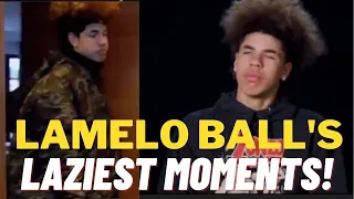 LAMELO BALL BEING LAZY FOR 6 MINUTES STRAIGHT! LAMELO BALL FUNNY MOMENTS