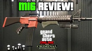 GTA 5 - NEW M16 Testing - Service Carbine Review (The Criminal Enterprises DLC)