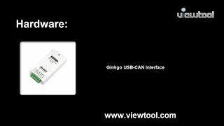 ViewTool Ginkgo USB CAN Support CANPro Video Tutorial