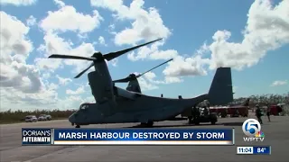 Marsh Harbour destroyed by storm