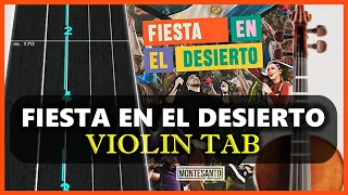 FIESTA EN EL DESIERTO Tutorial de Violin / Como Tocar Alabanzas en Violin Canciones + Tablaturas