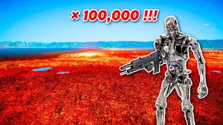 Can 100,000 Terminator T-800 Defeat a 5 MILLION U.S Soldiers Army ? Ultimate Epic Battle Simulator 2