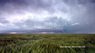 Amazing Tornado Warned Supercell Near Oshkosh, Nebraska