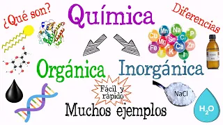 💥¿Qué es Química Orgánica y Química Inorgánica?💧 [Fácil y Rápido] | QUÍMICA |