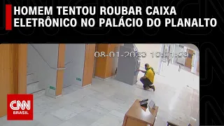 Homem tentou roubar caixa eletrônico no Palácio do Planalto | CNN PRIMETIME