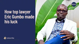 How top lawyer Eric Gumbo made his luck.