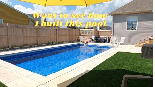 Pool construction ICF step by step (instructional)