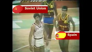 SPAIN vs SOVIET UNION / 1987 EuroBasket (Group A)