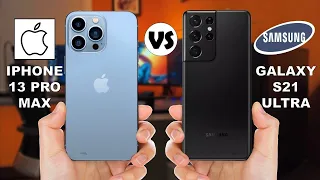 iPhone 13 Pro Max vs. Galaxy S21 Ultra Battery Test | iPhone and Samsung | Learn Tech With AB