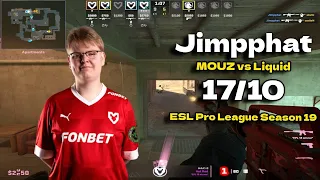 CS2 POV MOUZ Jimpphat (17/10) vs Liquid (Mirage) @ ESL Pro League Season 19