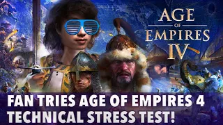 FAN TRIES AGE OF EMPIRES 4 TECHNICAL STRESS TEST!