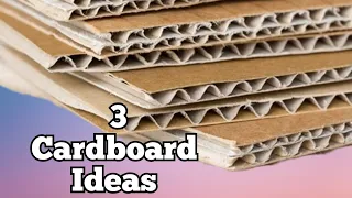 Diy// 3 Простих ІДЕЇ з картону 💥 Amazing cardboard ideas