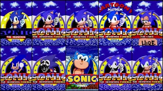 Sonic 1 Forever ✪ Everyone is here (14 Different Sonic Styles)