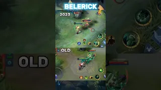 OLD BELERICK VS NEW #mobilelegends #shorts #mlbb