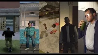 Evolution Of Gta HD: Safe Houses (GTA's Comparison)