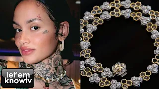 Singer Kehlani Just Got Herself This Amazing Honeycomb Diamond Necklace From Shopgld | Pure Jewelry