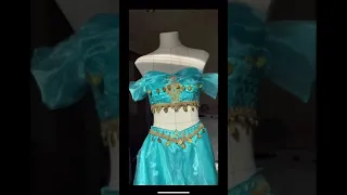 Making a Jasmine costume Part 2 #shorts #fashiontiktok #tiktokfashion #cosplay