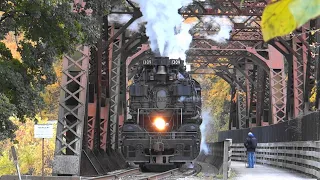 Several Views of #1309 on the Western Maryland Frostburg Flyer Train