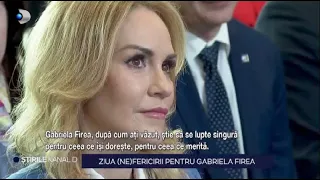 Stirile Kanal D - Ziua (ne)fericirii pentru Gabriela Firea! | Editie de seara