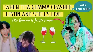 When Tita Gemma crashed Justin and Stell’s live!!! (FUNNY!!🤣) #gemmanatics