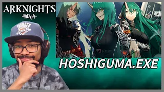 TAKDES HOSHIGUMA.EXE REACTION! | Arknights Memes