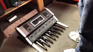 Moog Taurus pedal synthesizer function demonstration