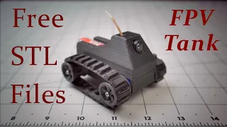 Mini RC FPV Tank 3D Printed Free STL Files