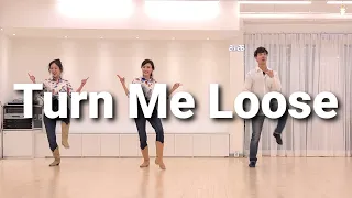 Turn Me Loose Line Dance (Intermediate)  Simon Ward Demo l 턴 미 루스 라인댄스