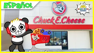 Juegos de Arcade de Chuck E Cheese  Premios  de Pizza y Spinners!