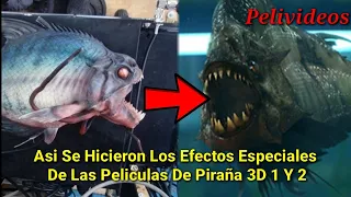 Asi Hicieron Los Efectos Especiales De Piraña 3D Y Piraña 3DD | Pelivideos Oficial