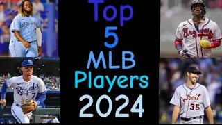 Top 5 MLB Players in 2024!!! 🔥⚾️🔥⚾️