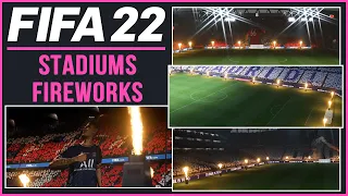 FIFA 22 | ALL 6 NEW STADIUMS FIREWORKS SHOW | Next Gen - PS5 & Xbox Series X