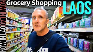 Grocery Shopping in Vientiane Laos | Now in Lao