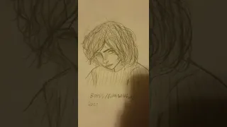 First time drawing Finn Wolfard! Movie: The Goldfinch, Character: Boris Pavlikovsky.