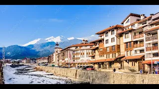 Walking in Bansko (4K) winter 2024