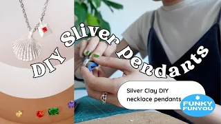 Create Stunning Silver Clay Jewellery Necklace Pendants At Home | Easy Step-by-step