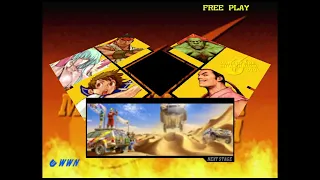 Capcom vs. SNK 2: Mark of the Millennium 2001 (Fightcade) [Ryu/Morrigan/Sakura Arcade Playthrough]