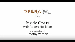 Inside Opera ONLINE Episode 1 | Five Operas for a Desert Island | April 5, 2020