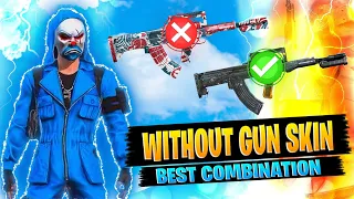 BEST GUN COMBINATION WITHOUT GUNSKIN // FOR TOURNAMENT OR RANK MATCH IN FREE FIRE MAX