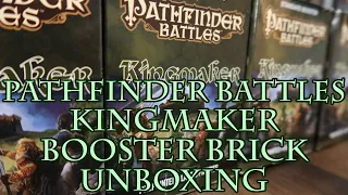 Pathfinder Battles Kingmaker Booster Brick Unboxing