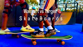 WalMart VS TarGet 🎯 SkateBoards  #viral #fun #learning #skateboarding #target #walmart #why