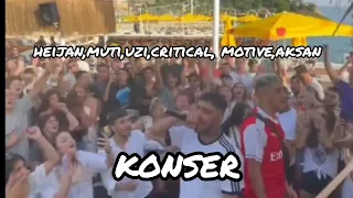 Kuşadası konser heijan,muti,uzi,critical, motive,aksan