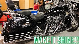 Kawasaki Vulcan Nomad 1600 Clean, Detail and Polish - Make It Shine!