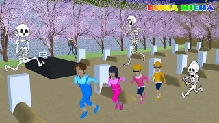 Yuta Mio Kedatangan Hantu Tengkorak Dari Kuburan Rahasia 🦴 Buat Dibawa Ke Kuil | Sakura Simulator