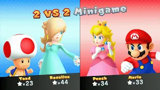 Mario Party 10 - Mario vs Peach vs Rosalina vs Toad - Chaos Castle