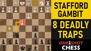 Stafford Gambit, Chess Traps To Win Fast And Easily.