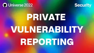 Private Vulnerability Reporting #shorts