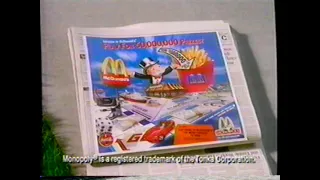 1995 Mcdonald's "The Monopoly Game - You could be a winner" TV Commercial